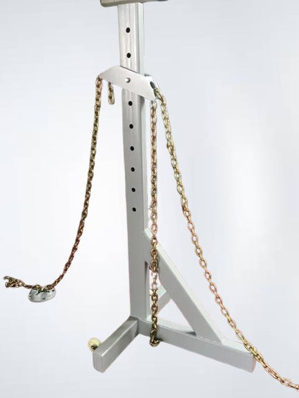 10-ton puller attached to the frame machine