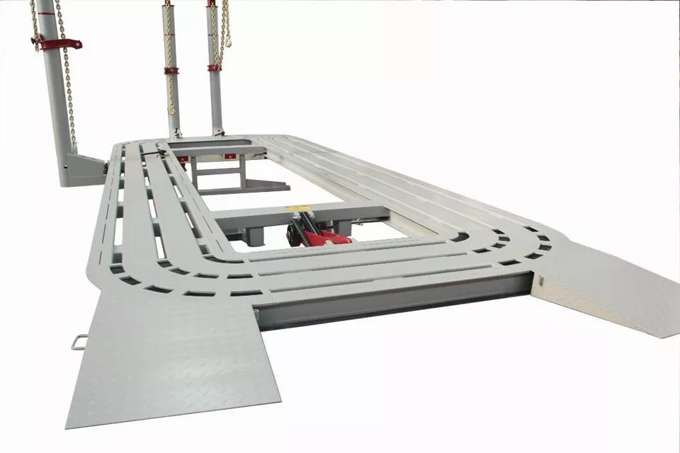 FREE DELIVERY | Auto Body Frame Machine for Sale | 20 Ft Long with 3 Towers 10-ton pulling towers with clear floor design
