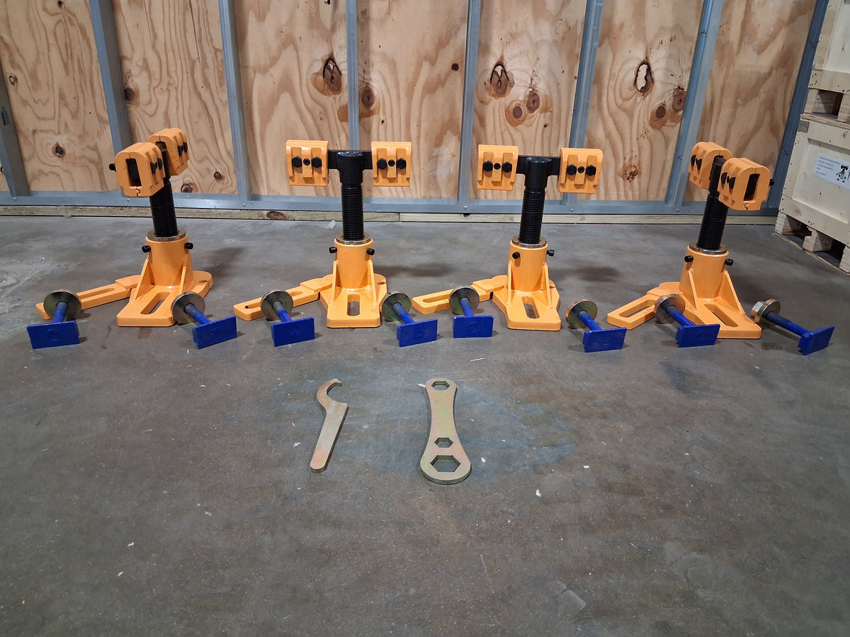 Universal Heavy Duty Auto Body Frame Machine Tie Down Clamp a Set of 4