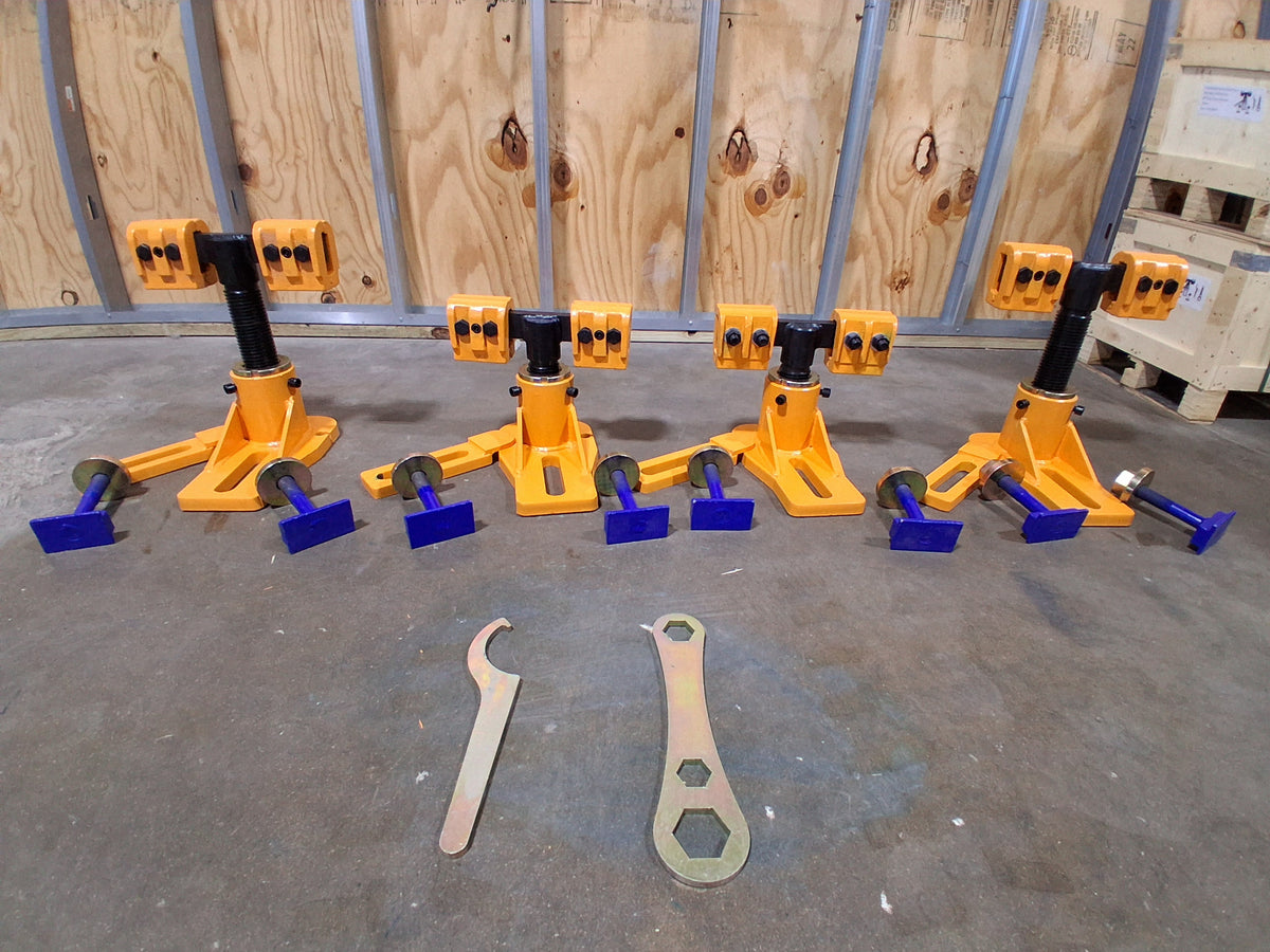 Universal Heavy Duty Auto Body Frame Machine Tie Down Clamp a Set of 4