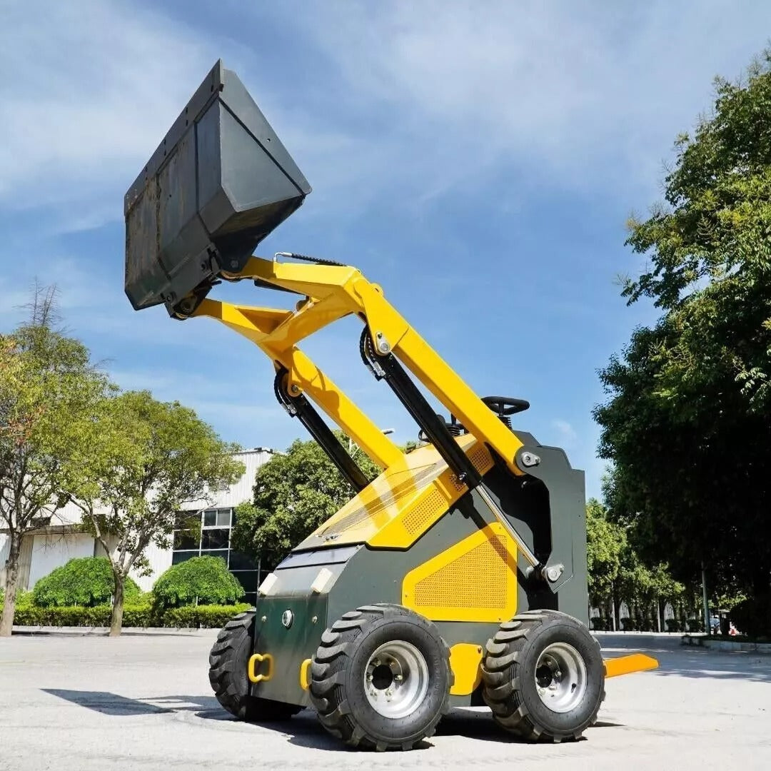 Mini Skid Steer Wheel Loader 23.5 hp Gas, Briggs & Stratton Eng Local Pick Up Mini Skid Steer Wheel Loader 23.5 hp Gas, Briggs & Stratton Eng Local Pick Up