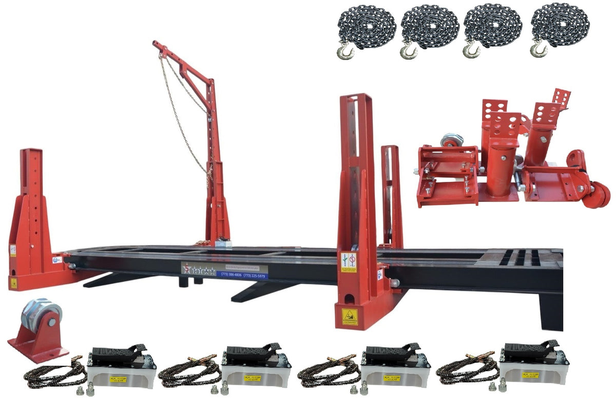 FREE SHIPING NEW 28 FEET LONG 4 TOWERS HEAVY DUTY 25-Ton pulling capacity towers