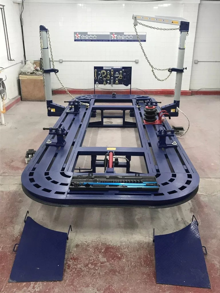 FREE SHIPPING NEW 22 FEET AUTO BODY FRAME MACHINE WITH TOOLS CART COMPLETE PCKG Anchoring System with Adjustable Pinchweld