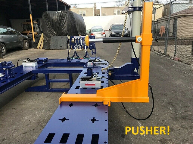 FREE DELIVERY NEW 18 FEET LONG AUTO BODY FRAME MACHINE 4 TOWERS COMPLETE PCKG Auto Body Frame Machine with Pinchweld Clamps and Assemblies