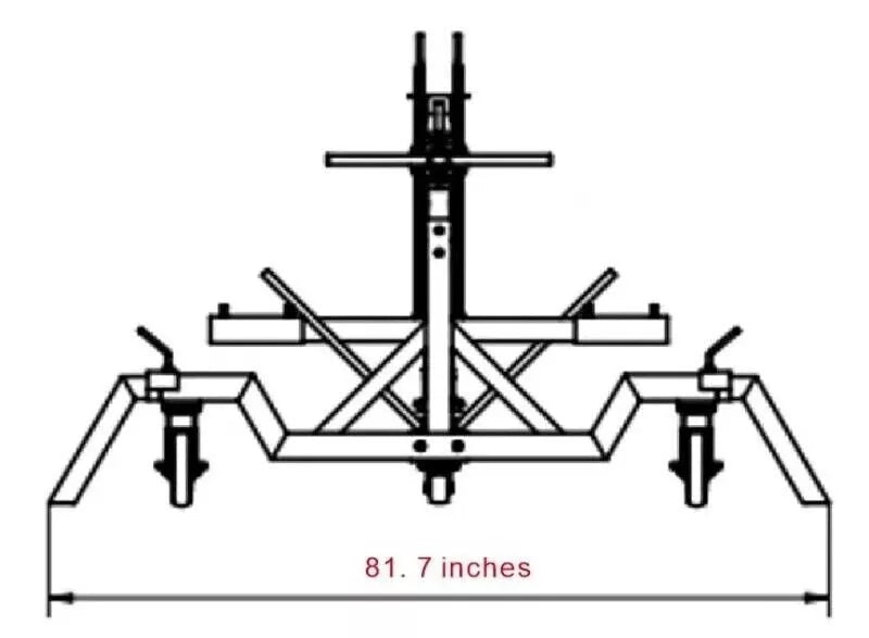 Car rotisserie securely locked at any angle
