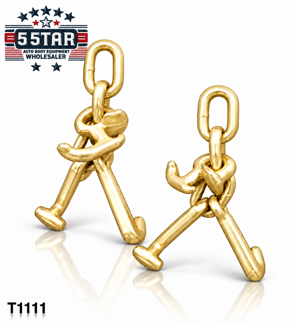 Chain Hooks 2 Piece RJT RTJ Frame Auto Body Repair Tool