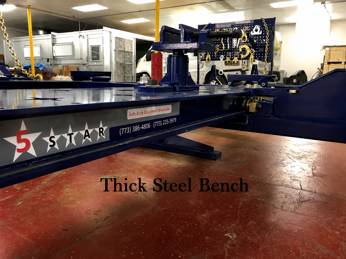 FREE SHIPPING NEW 20 FEET LONG 2 TOWERS HEAVY DUTY AUTO BODY FRAME MACHINE