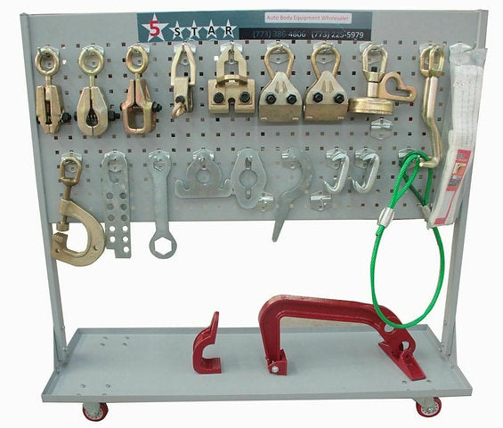 Dead car dolly and wheel stands for stable vehicle positioning