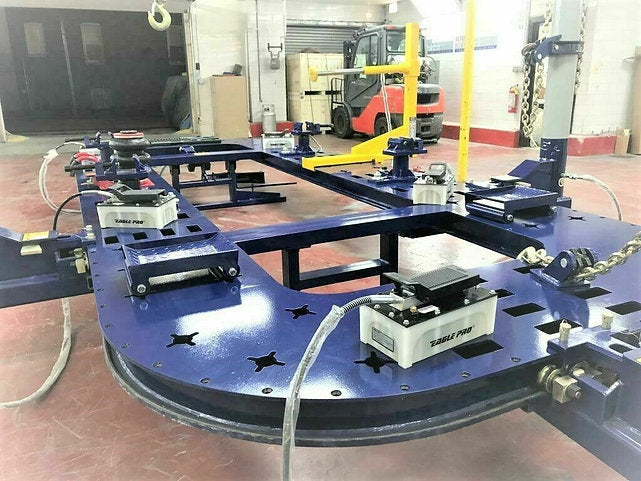 FREE SHIPPING NEW 22 FEET LONG AUTO BODY NEW FRAME MACHINE 30 TON = 3 TOWERS Dead car dolly set for easy vehicle movement