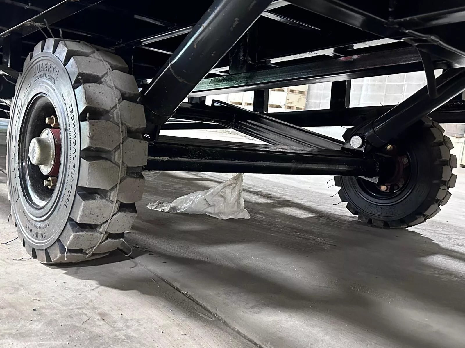 FREE SHIPPING Yard Ramp, Trailer loading Dock, 35 Ft Long 83 Easy Unloading of Vehicles with Trailer Loading Ramp