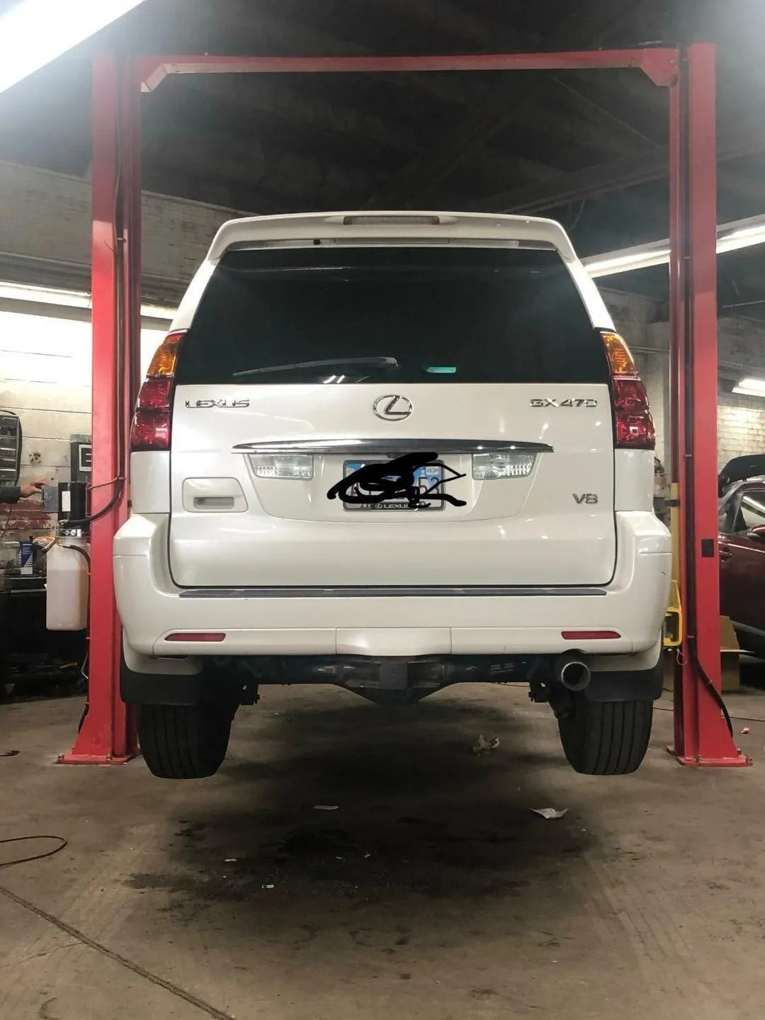 NEW 2 Post Overhead 12000 Lbs Automatic Release Mechanic Lift hoist + Handlejack FREE 3 Ton Air Handle Jack for Enhanced Lifting Power