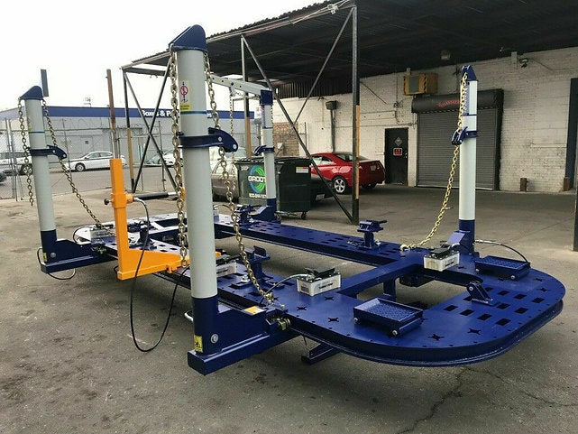 FREE DELIVERY NEW 18 FEET LONG AUTO BODY FRAME MACHINE 4 TOWERS COMPLETE PCKG Free 3-Ton Commercial Frame Jack with Auto Body Machine