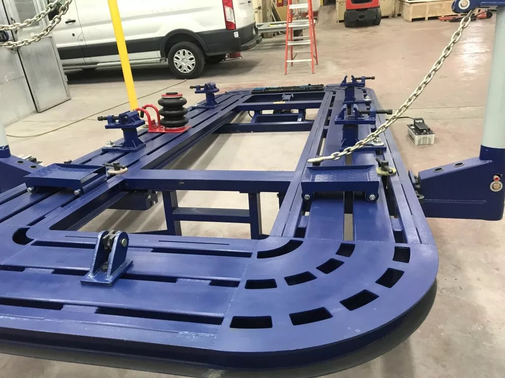FREE SHIPPING NEW 22 FEET AUTO BODY FRAME MACHINE WITH TOOLS CART COMPLETE PCKG Free Delivery and 3-Year Warranty on Body Shop Frame Machine
