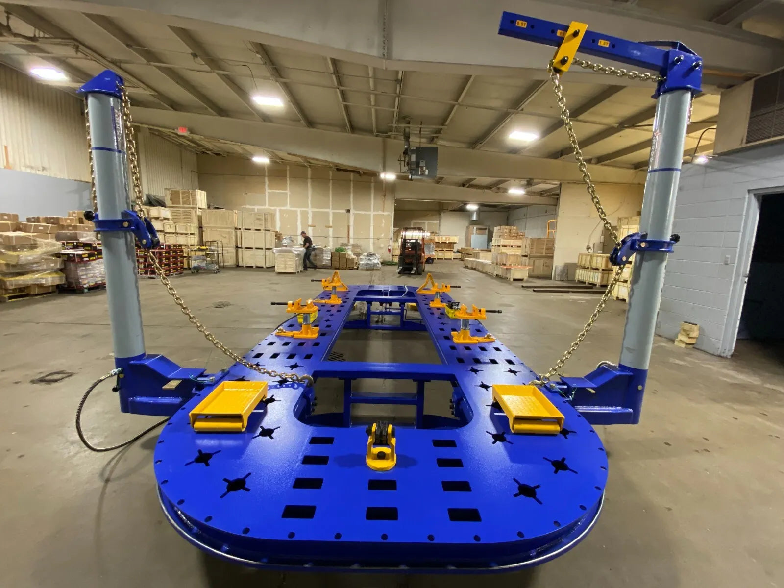 FREE SHIPPING - NEW 18 FEET AUTO BODY FRAME MACHINE + CLAMPS & TOOLS CART High-Quality Frame Machine for Auto Body Shops