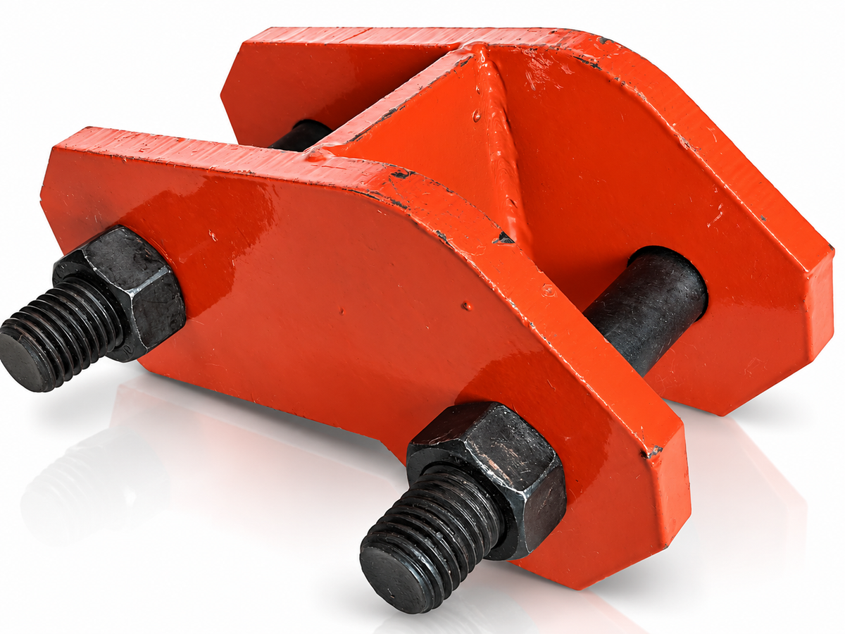 Auto Body Frame Machine Pulling Clamp Attachment Bracket with Bolts & Nuts
