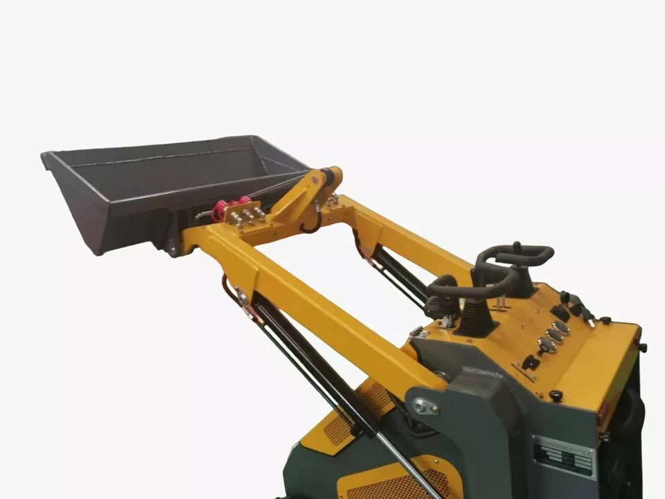 FREE SHIPPING Mini Skid Steer Wheel Loader 23.5 hp Gas, Briggs & Stratton Eng Mini Skid Steer Loader with Optional Fork Attachment