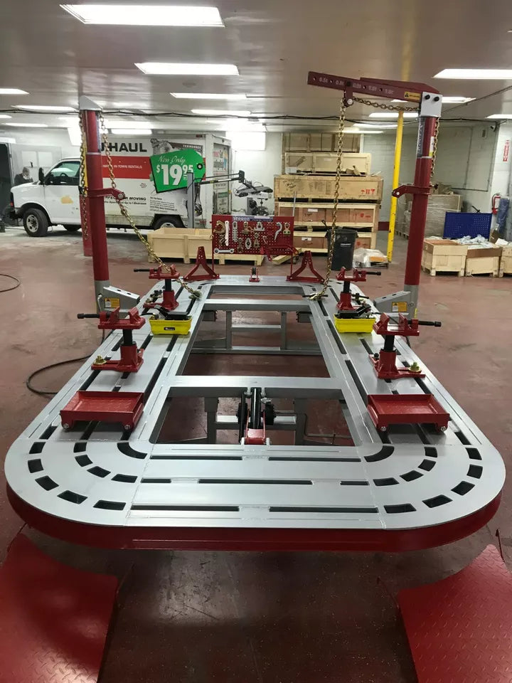 Universal anchoring system for full-frame and uni-body vehicles