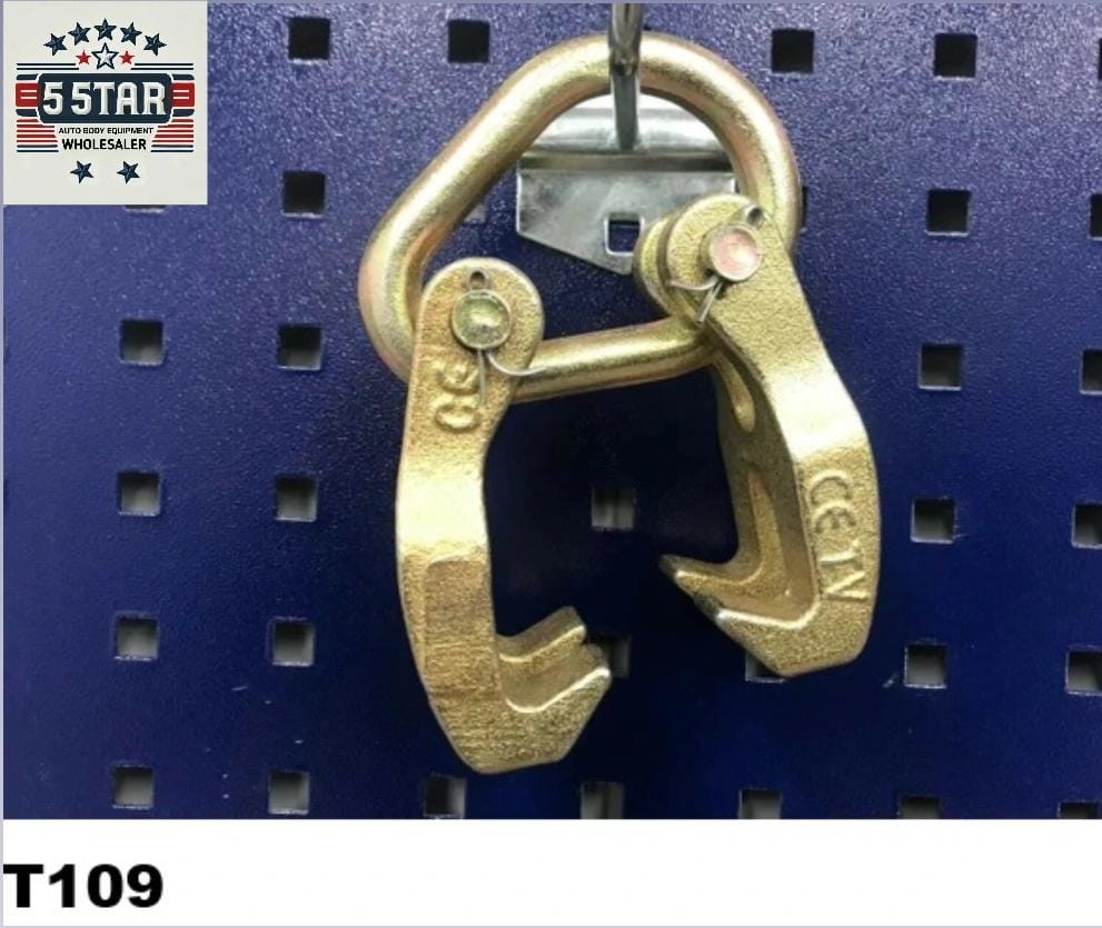 Double Looper Claw Hooks Clamp Bumper Hook Pull Auto Body Frame Machine tool