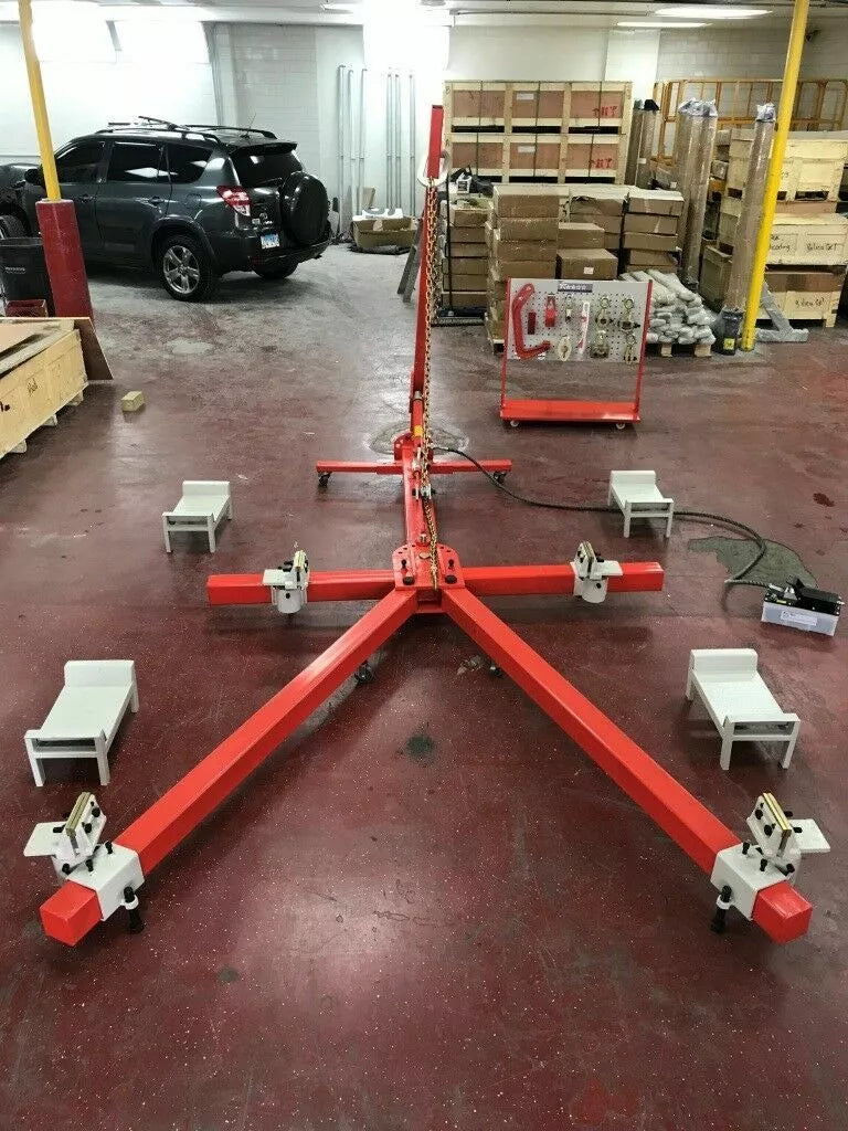 Auto Body Frame Puller Straightener FREE SHIPPING + Clamps + Foot Pedal Pump Auto Body Frame Puller Straightener FREE SHIPPING + Clamps + Foot Pedal Pump