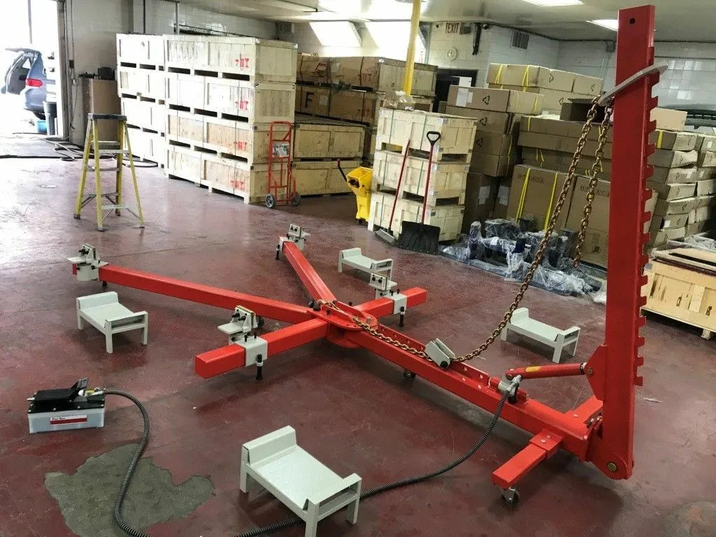 Auto Body Frame Puller Straightener FREE SHIPPING + Clamps + Foot Pedal Pump Auto Body Frame Puller Straightener FREE SHIPPING + Clamps + Foot Pedal Pump