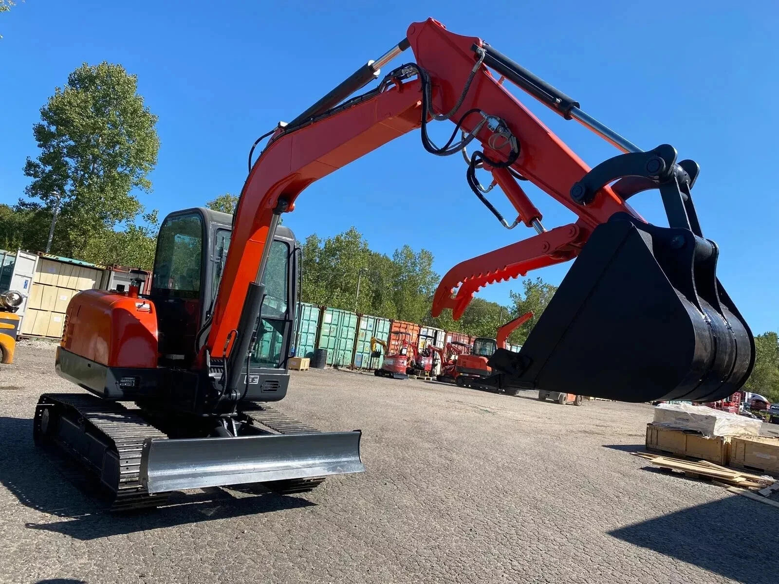 New 6 Ton Mini Excavator EPA Yanmar Diesel 12000 Lbs 61.5 HP FREE SHIPPING! New 6 Ton Mini Excavator EPA Yanmar Diesel 12000 Lbs 61.5 HP FREE SHIPPING!