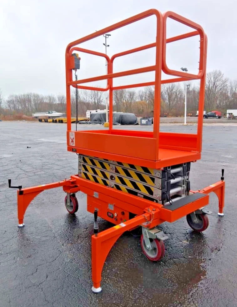 FREE SHIPPIMG S2020 Open Box 5 STAR 16ft MAX LIFT ELECTRIC SCISSOR LIFT MAN LIFT