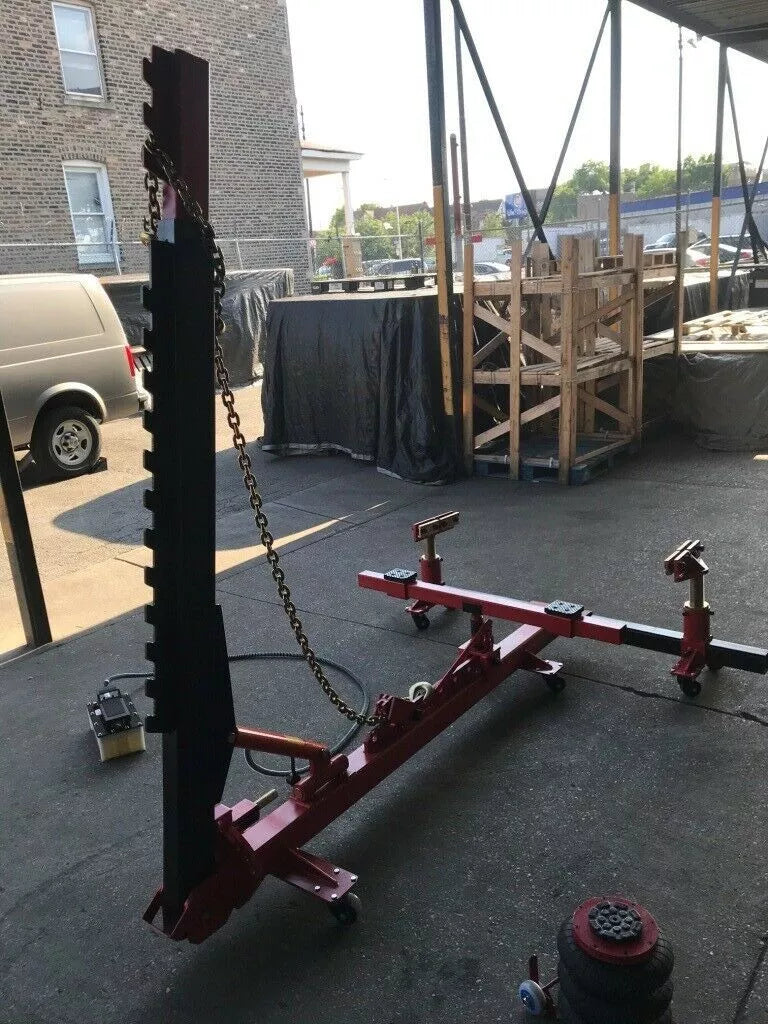 New Portable Auto Body Puller Frame Straightener free clamps + 3 Ton Air Jack New Portable Auto Body Puller Frame Straightener free clamps + 3 Ton Air Jack