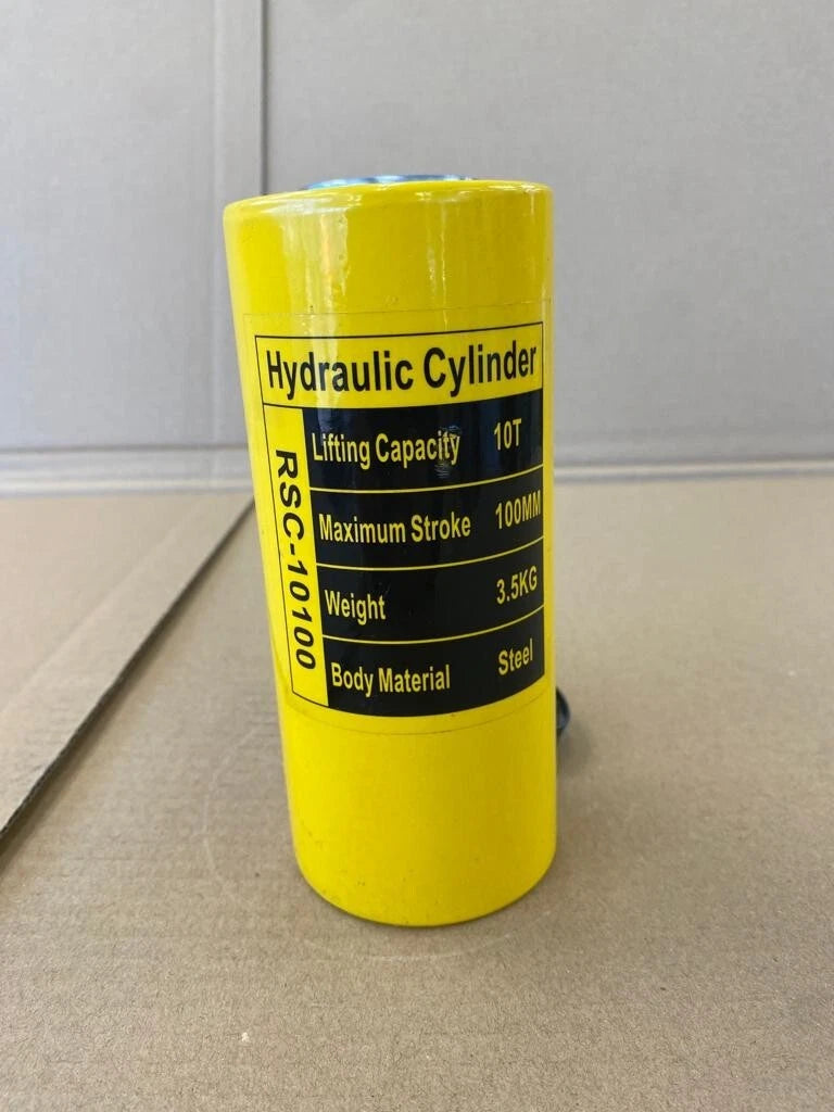 10 Ton Hydraulic Cylinder Jack Single Acting 4" Stroke Solid Hydraulic Ram Jack
