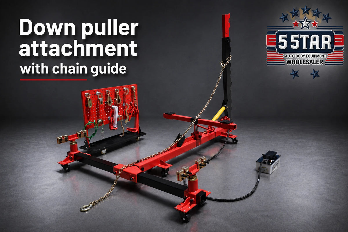 Local Pick Up Only Frame Straightener free clamps + 3 Ton Air Jack