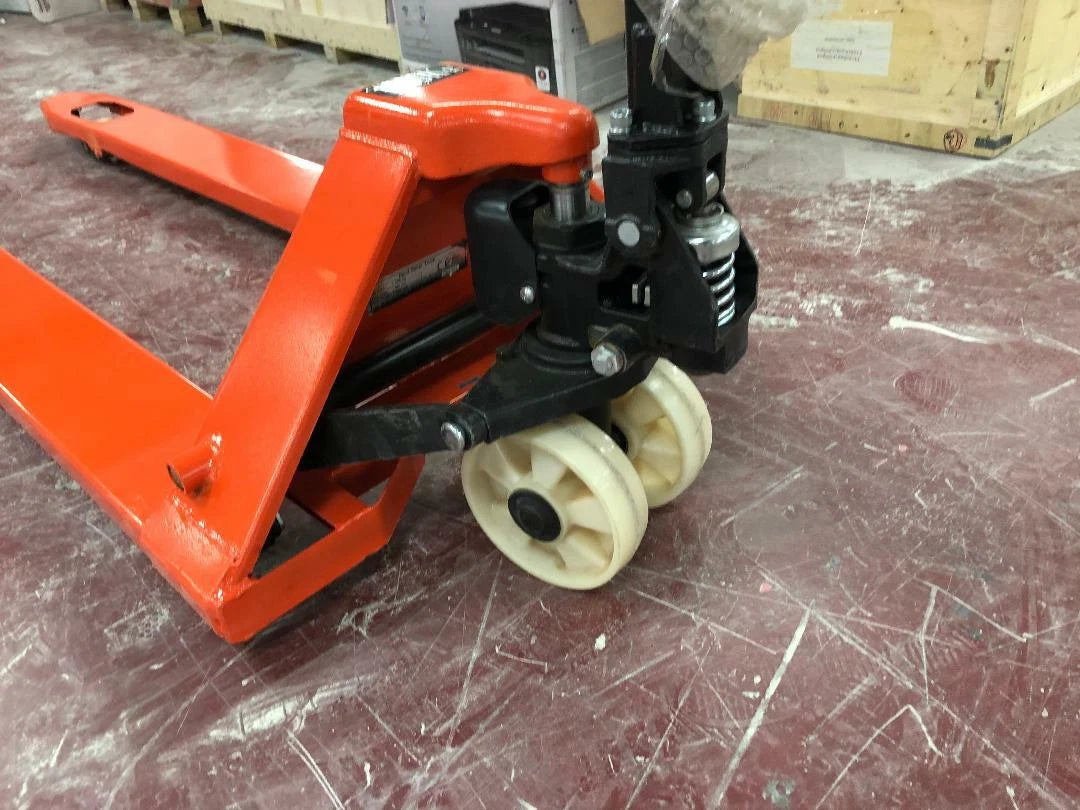 Local Pickup only New Long Forks Pallet Jack with 70 Inches Forks 3,300-Lb. Capacity