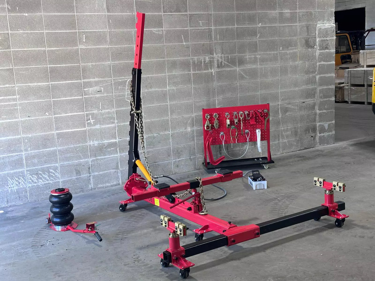 NEW Portable Auto Body Frame Machine Puller 10,000 PSI Foot Pump FREE SHIPPING