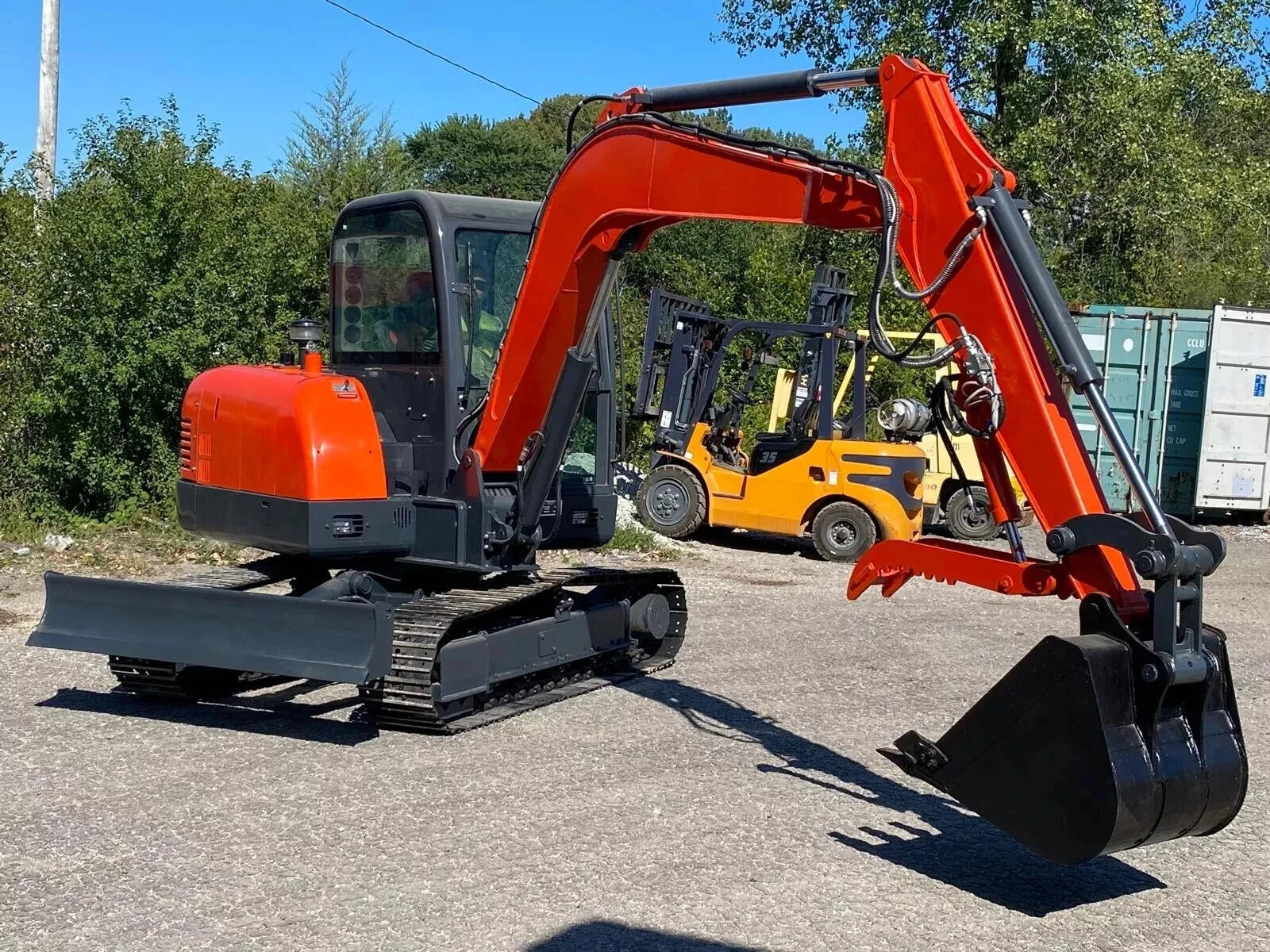 New 6 Ton Mini Excavator EPA Yanmar Diesel 12000 Lbs 61.5 HP FREE SHIPPING! New 6 Ton Mini Excavator EPA Yanmar Diesel 12000 Lbs 61.5 HP FREE SHIPPING!