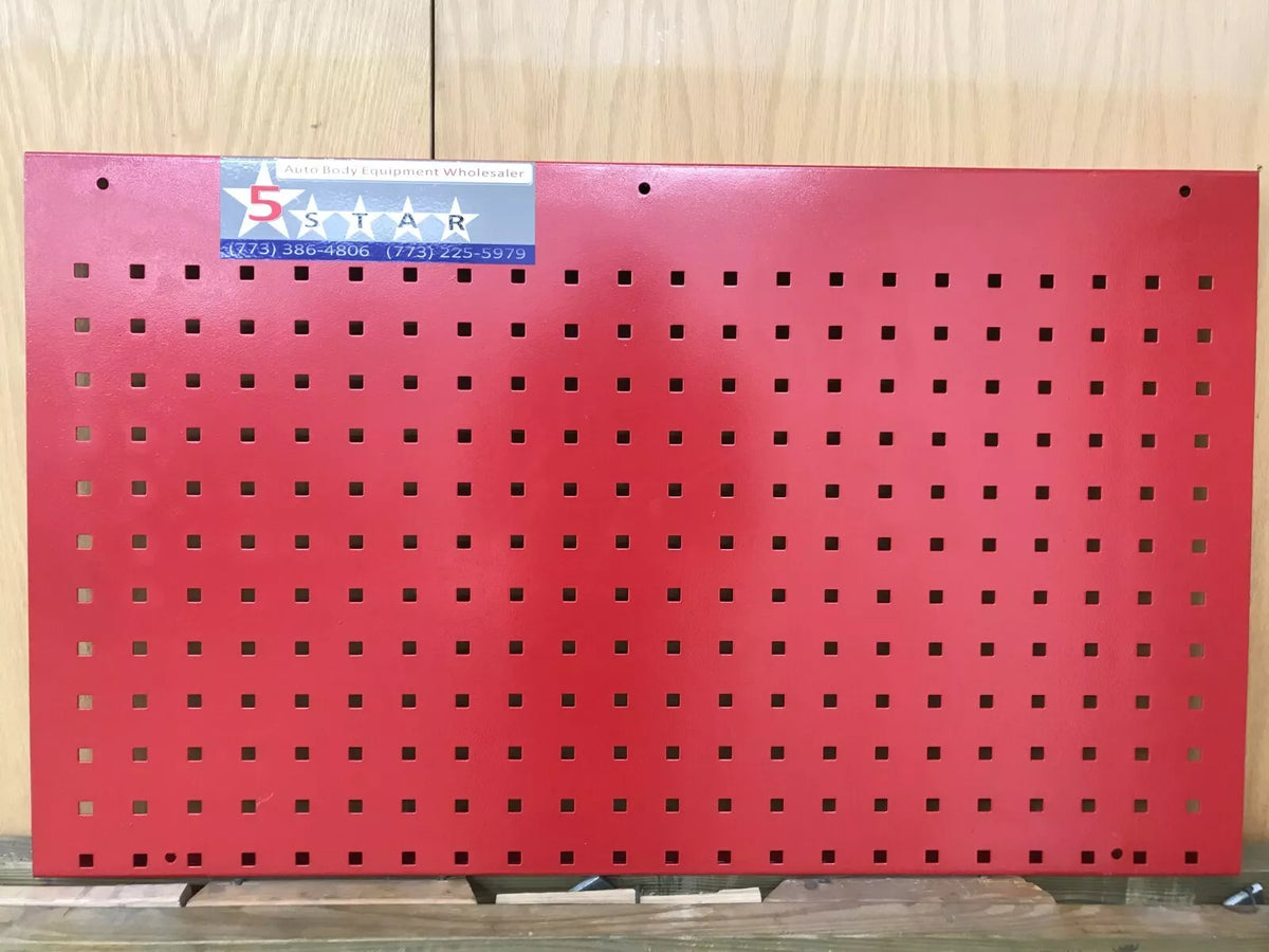 AUTO BODY FRAME MACHINE WALL MOUNT TOOL AND CLAMP BOARD WITH 17 HANGERS!!