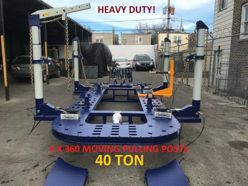 FREE DELIVERY NEW 18 FEET LONG AUTO BODY FRAME MACHINE 4 TOWERS COMPLETE PCKG FREE DELIVERY NEW 18 FEET LONG AUTO BODY FRAME MACHINE 4 TOWERS COMPLETE PCKG