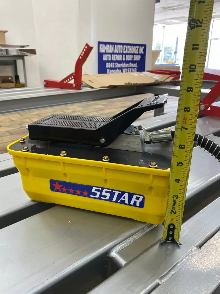 New Hydraulic Air Foot Pedal Pump 10,000 PSI For Auto Body Frame Machines Press New Hydraulic Air Foot Pedal Pump 10,000 PSI For Auto Body Frame Machines Press