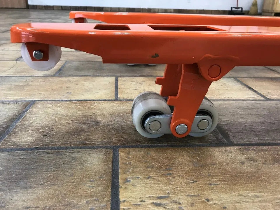 LOCAL PICKUP ONLY PALLET JACK DOUBLE WHEELER STRONG - HAND TRUCK 27" X 48" 5500 LB CAP