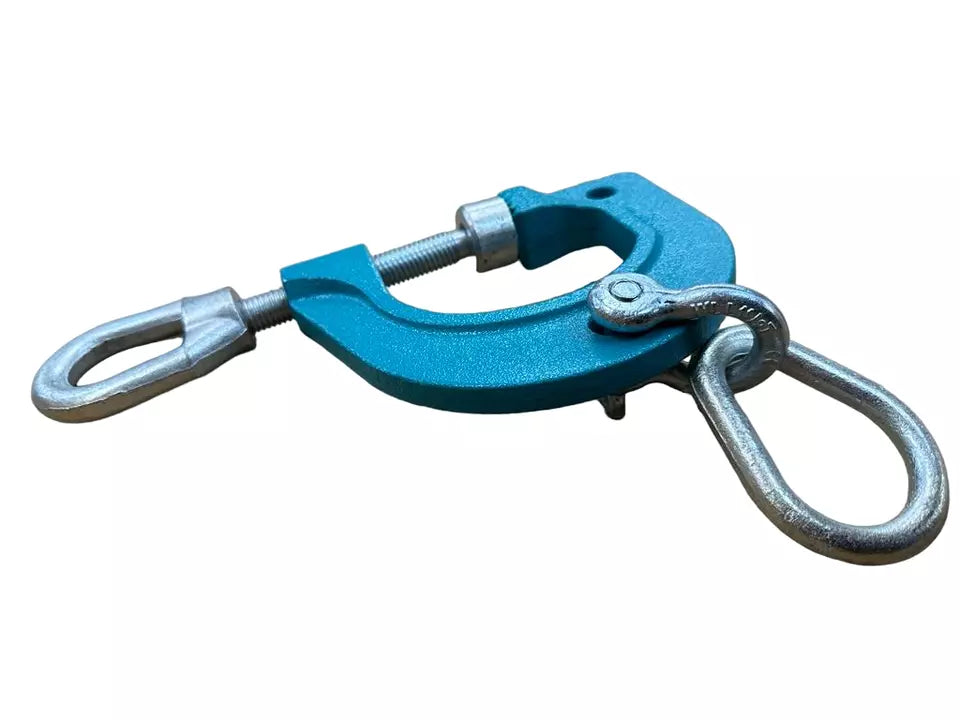 NEW 6pc Auto Body Frame Machine Pulling Puller Chain & Clamps Set w/ Hooks NEW 6pc Auto Body Frame Machine Pulling Puller Chain & Clamps Set w/ Hooks