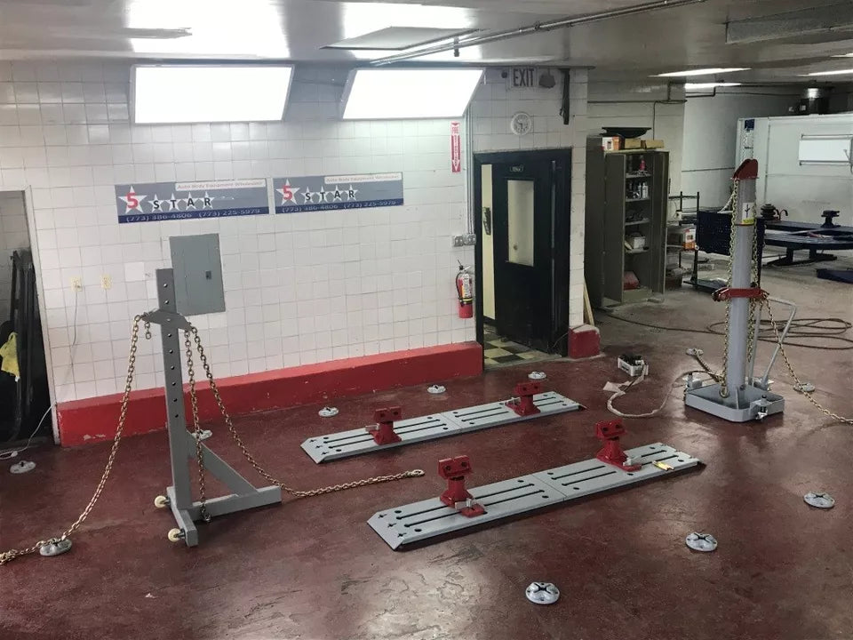 Local Pickup only | Auto Body Frame Rack floor complete system + Porta Power + Jack | Local Pickup only
