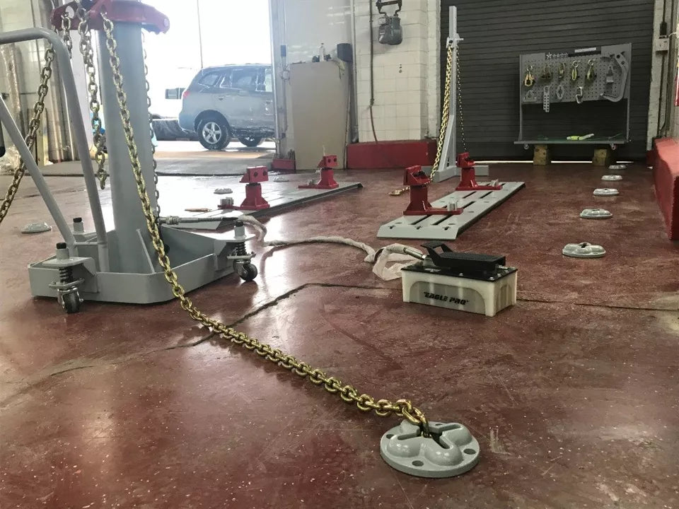 Local Pickup only | Auto Body Frame Rack floor complete system + Porta Power + Jack | Local Pickup only