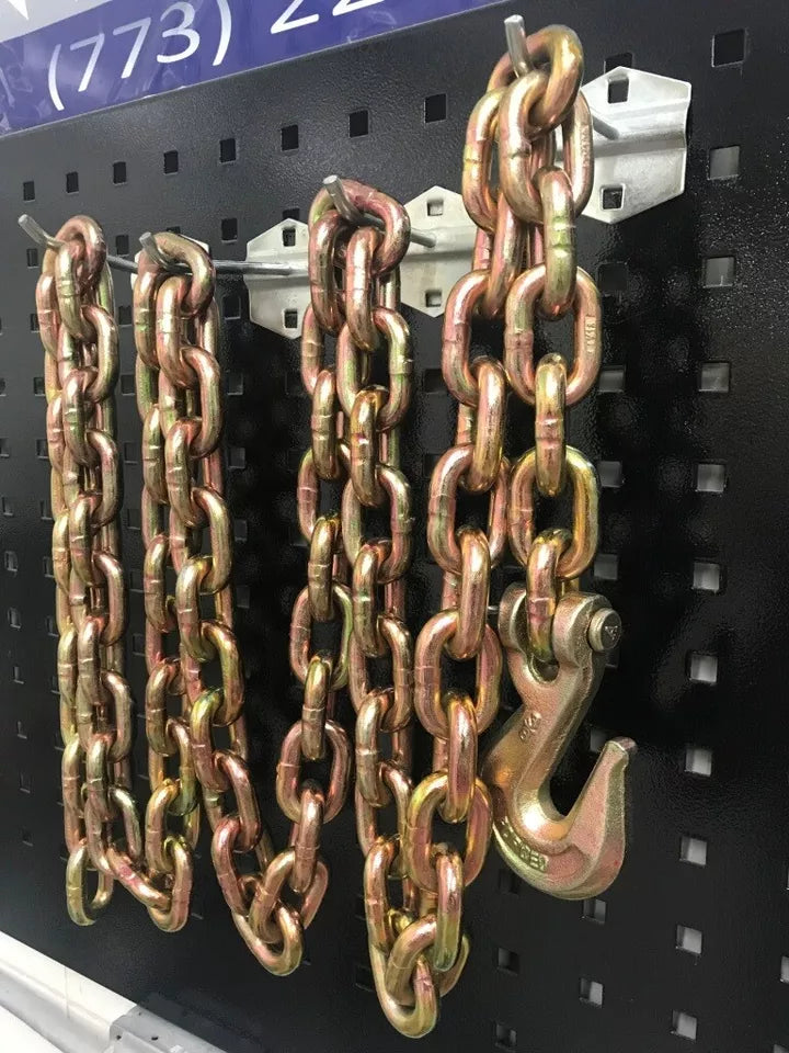 SET#69 Frame Machine Chain with Grab Hook 26400 Capacity 8 FT FEET Long Chain SET#69 Frame Machine Chain with Grab Hook 26400 Capacity 8 FT FEET Long Chain
