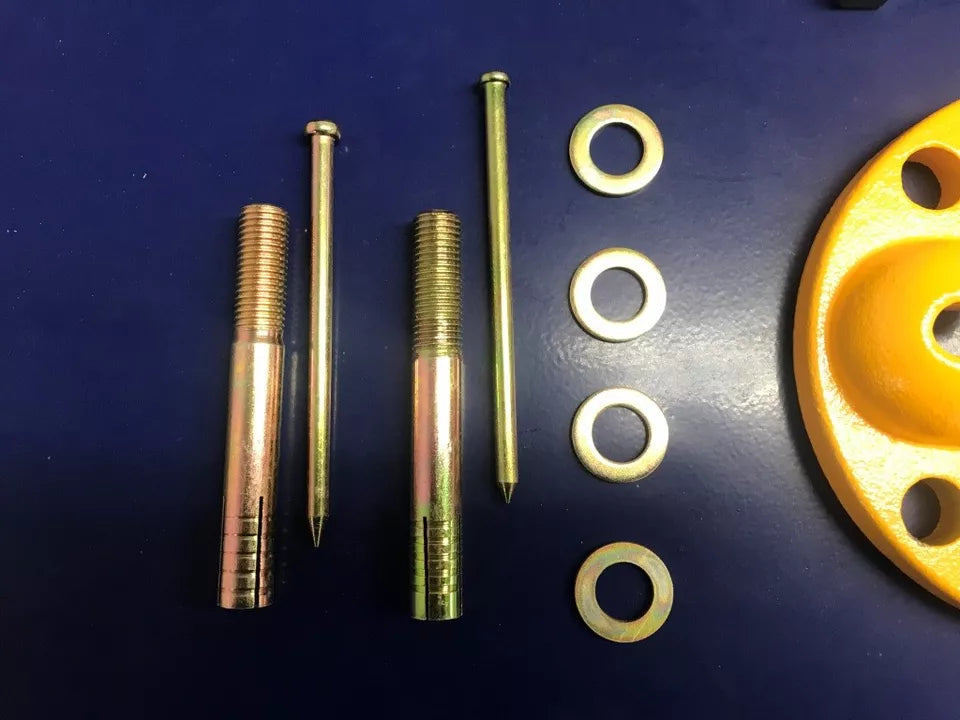 AUTO BODY FLOOR SYSTEM ANCHOR POT SET WITH 4 SLOTS BOLTS INCLUDED FREE SHIPPING AUTO BODY FLOOR SYSTEM ANCHOR POT SET WITH 4 SLOTS BOLTS INCLUDED FREE SHIPPING