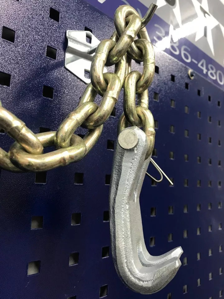 AUTO BODY FRAME MACHINE RACK CLAW CHAIN 8.5 FEET LONG HEAVY TOW TRUCK WRECKER AUTO BODY FRAME MACHINE RACK CLAW CHAIN 8.5 FEET LONG HEAVY TOW TRUCK WRECKER