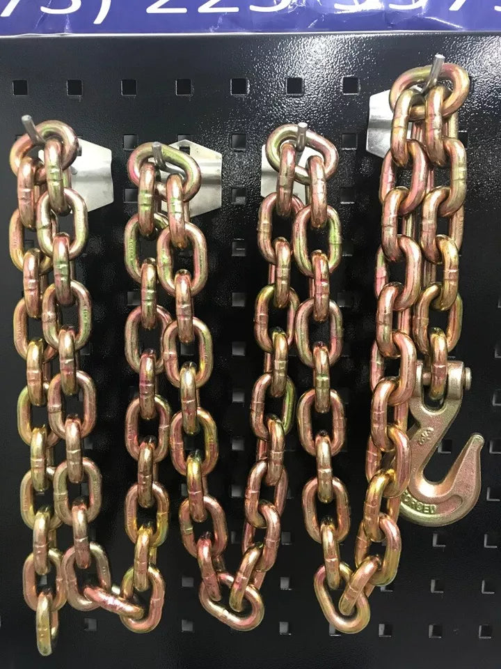 SET#69 Frame Machine Chain with Grab Hook 26400 Capacity 8 FT FEET Long Chain SET#69 Frame Machine Chain with Grab Hook 26400 Capacity 8 FT FEET Long Chain