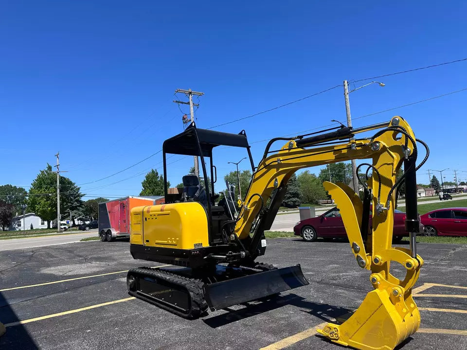 FREE SHIPPNG 2025 New Excavator, EPA CERTFD Kubota Engine 3.5 TON Kubota D1703B