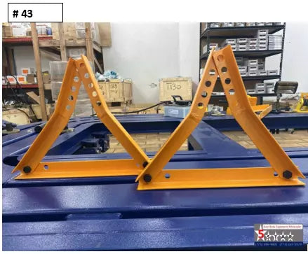 SET#43 FRAME MACHINE 2 UNIVERSAL WHEEL STANDS ADJUSTABLE CHIEF STYLE 674507 SET#43 FRAME MACHINE 2 UNIVERSAL WHEEL STANDS ADJUSTABLE CHIEF STYLE 674507