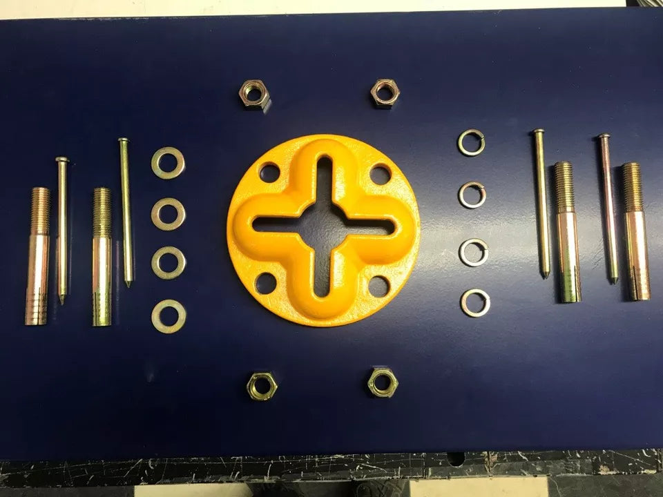 AUTO BODY FLOOR SYSTEM ANCHOR POT SET WITH 4 SLOTS BOLTS INCLUDED FREE SHIPPING AUTO BODY FLOOR SYSTEM ANCHOR POT SET WITH 4 SLOTS BOLTS INCLUDED FREE SHIPPING