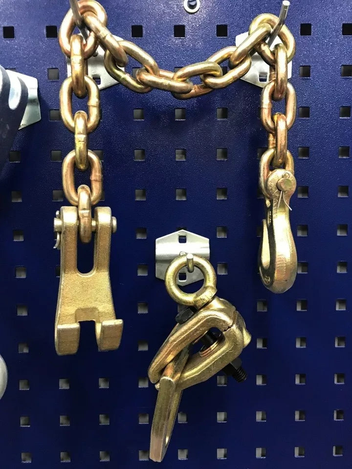 SET#74 Mo Clamp Style 7 PIECE AUTO BODY FRAME MACHINE CLAMPS CHAIN HOOK CLAW SET#74 Mo Clamp Style 7 PIECE AUTO BODY FRAME MACHINE CLAMPS CHAIN HOOK CLAW
