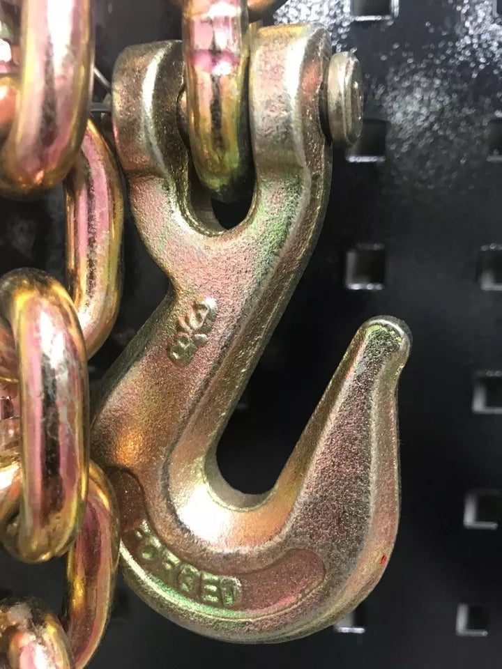 SET#69 Frame Machine Chain with Grab Hook 26400 Capacity 8 FT FEET Long Chain SET#69 Frame Machine Chain with Grab Hook 26400 Capacity 8 FT FEET Long Chain