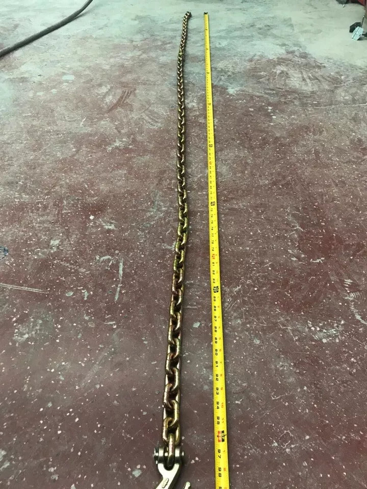 SET#69 Frame Machine Chain with Grab Hook 26400 Capacity 8 FT FEET Long Chain SET#69 Frame Machine Chain with Grab Hook 26400 Capacity 8 FT FEET Long Chain
