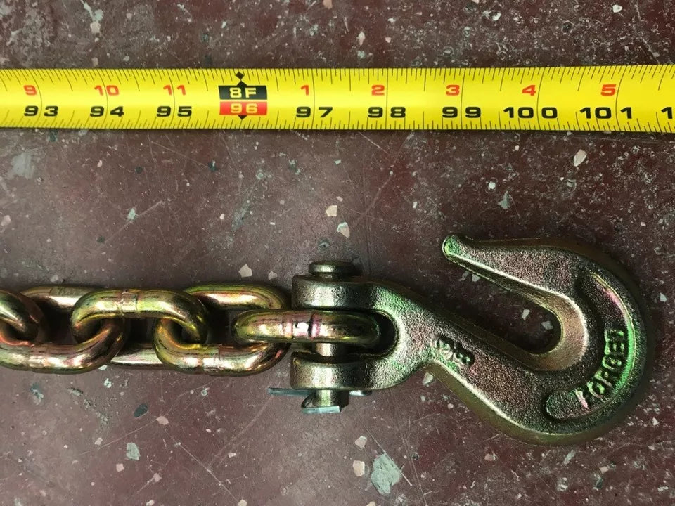 SET#69 Frame Machine Chain with Grab Hook 26400 Capacity 8 FT FEET Long Chain SET#69 Frame Machine Chain with Grab Hook 26400 Capacity 8 FT FEET Long Chain
